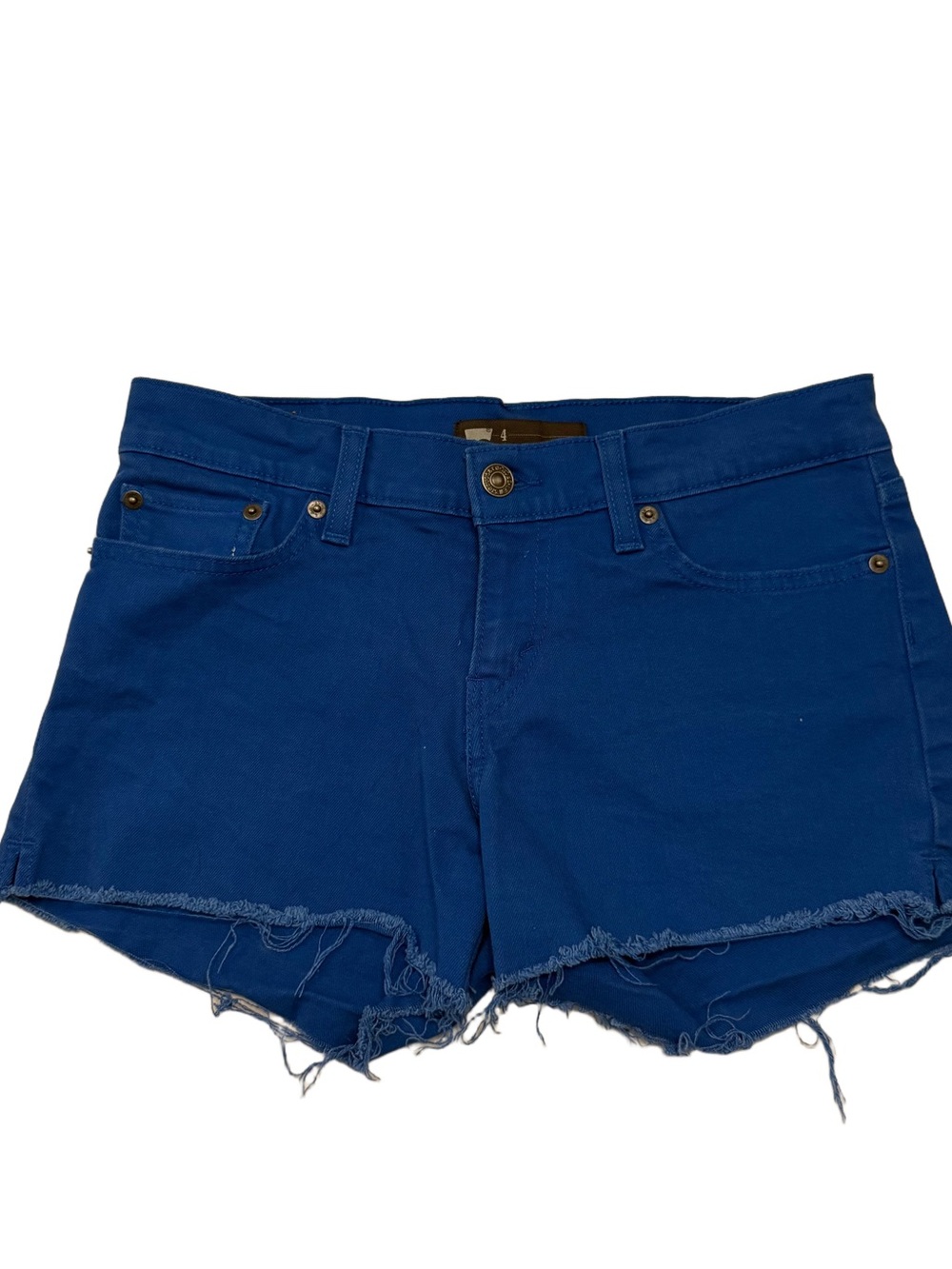 Levi's Royal Blue Denim Cutoff Shorts